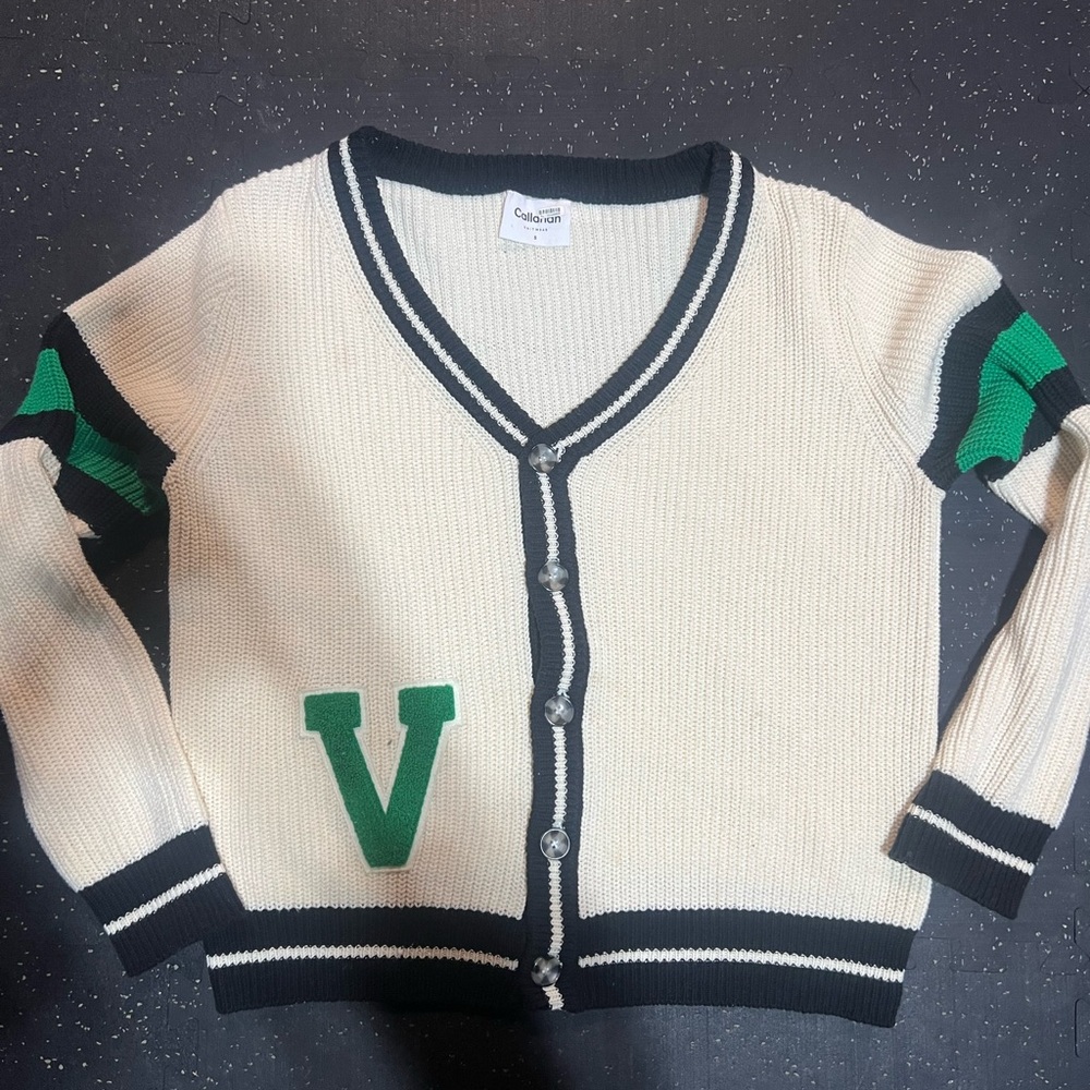 Callahan Cream Knitwear with Black Trim